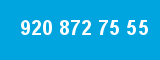 920 872 75 55 920 872 75 55